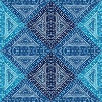 freehand rusa linje mosaik- sömlös mönster. afrikansk broderi prydnad. årgång boho bricka. abstrakt geometrisk etnisk tapet. vektor