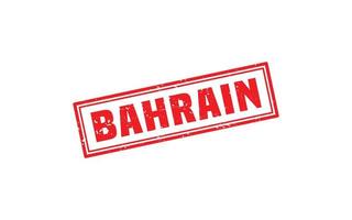 Bahrain-Stempelgummi mit Grunge-Stil auf weißem Hintergrund vektor