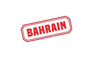 Bahrain-Stempelgummi mit Grunge-Stil auf weißem Hintergrund vektor