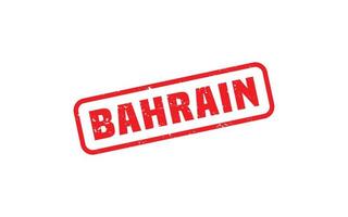 Bahrain-Stempelgummi mit Grunge-Stil auf weißem Hintergrund vektor