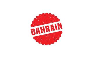 bahrain stämpel sudd med grunge stil på vit bakgrund vektor