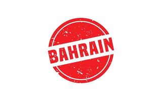 Bahrain-Stempelgummi mit Grunge-Stil auf weißem Hintergrund vektor