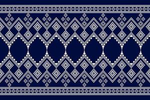 geometrisches ethnisches orientalisches nahtloses muster traditionelles design für hintergrund, teppich, tapete, kleidung, verpackung, batik, stoff, vektor, illustration, stickereistil. vektor