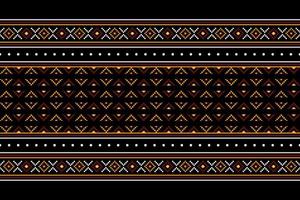 geometrisches ethnisches orientalisches nahtloses muster traditionelles design für hintergrund, teppich, tapete, kleidung, verpackung, batik, stoff, vektor, illustration, stickereistil. vektor