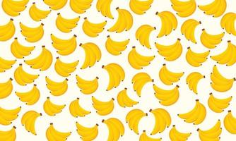 Muster Obst Banane Hintergrund. Fruchtmusterdesign vektor