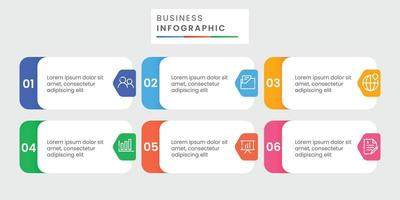 Business-Infografik-Template-Design vektor