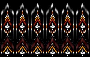 geometrisk etnisk mönster sömlös blomma Färg orientalisk. bakgrund, design för tyg, ridå, matta, tapet, Kläder, omslag, batik, vektor illustration ,matta.