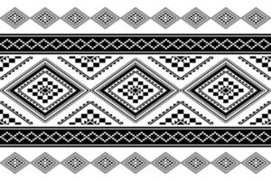 geometrisk etnisk orientalisk sömlös mönster traditionell design för bakgrund, matta, tapet, Kläder, omslag, batik, tyg, vektor, illustration, broderi stil. vektor