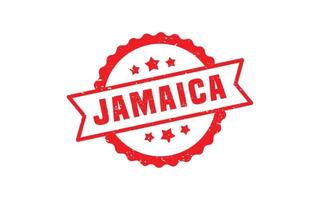 Jamaika-Stempelgummi mit Grunge-Stil auf weißem Hintergrund vektor