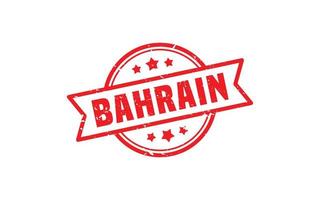 Bahrain-Stempelgummi mit Grunge-Stil auf weißem Hintergrund vektor