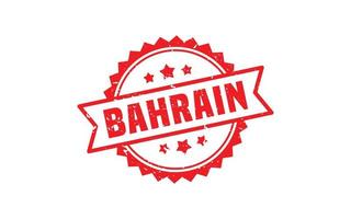 Bahrain-Stempelgummi mit Grunge-Stil auf weißem Hintergrund vektor