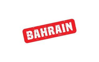 Bahrain-Stempelgummi mit Grunge-Stil auf weißem Hintergrund vektor