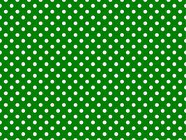 vit polka prickar över grön bakgrund vektor