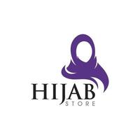 Hijab-Logo-Vorlage-Symbol-Illustration vektor