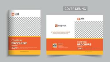 Corporate Business Firmenprofil Broschüre Cover-Design-Vorlage, Jahresbericht, Magazin, Poster, Geschäftspräsentation, Portfolio, Flyer, Banner, Cover vektor