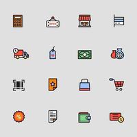 E-Commerce-UI-UX-Icon-Set vektor