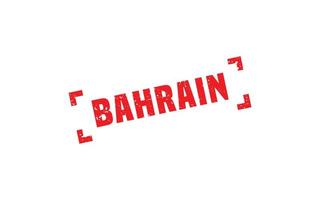 Bahrain-Stempelgummi mit Grunge-Stil auf weißem Hintergrund vektor