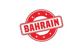 Bahrain-Stempelgummi mit Grunge-Stil auf weißem Hintergrund vektor