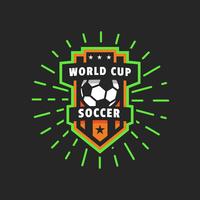 World Cup-Vektor-Logo-Abzeichen vektor