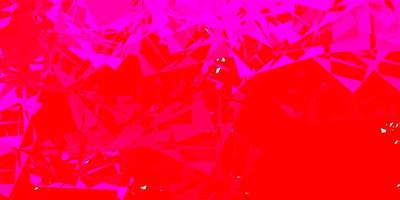 ljusrosa, röd vektorbakgrund med kaotiska former. vektor