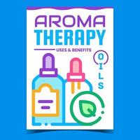 aromaterapi kreativ PR affisch vektor