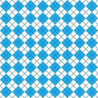 einfaches blaues und weißes nahtloses Argyle-Quadratmuster vektor