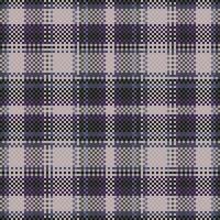 Tartan-Plaidmuster mit dunkler Farbe. vektor