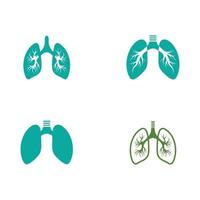 Lungenvektorsymbol-Illustrationsdesign vektor