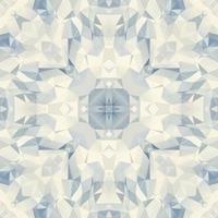 Arabesken-Kristalldesign mit nahtlosem Muster. Textildesign wiederholen. Mosaikmuster. Keramikfliesen. Stoffdruck. vektor