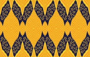 kunglig lyxig gammal ikat mönster. geometrisk etnisk stam- årgång retro stil. tyg textil- ikat sömlös mönster. indisk afrikansk asiatisk navajo aztec ikat skriva ut vektor abstrakt bakgrund.