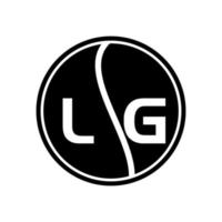 lg brev logotyp design.lg kreativ första lg brev logotyp design . lg kreativ initialer brev logotyp begrepp. vektor