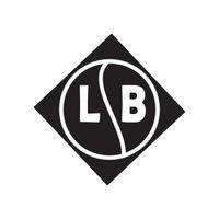 lb-Buchstaben-Logo-Design. lb kreatives anfängliches lb-Buchstaben-Logo-Design. lb kreative Initialen schreiben Logo-Konzept. vektor