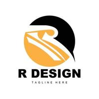 r brev logotyp, alfabet vektor, första r produkt varumärke logotyp design vektor