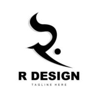 r brev logotyp, alfabet vektor, första r produkt varumärke logotyp design vektor