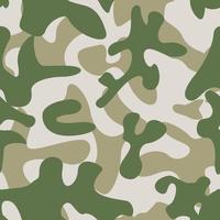 kamouflage sömlös mönster. abstrakt modern militär bakgrund. vektor