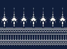 geometrischer ethnischer orientalischer musterhintergrund. Musterdesign im Boho-Stil. design für textur, verpackung, kleidung, batik, stoff, tapete und hintergrund. Muster-Stickerei-Design. vektor