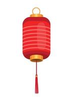 rote chinesische lampe vektor