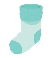 Babyblaue Socke vektor