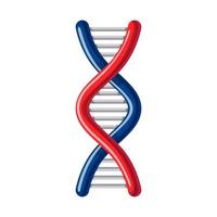 DNA-Wissenschaft Cartoon-Vektor-Illustration vektor
