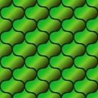 grön sömlös vektor bakgrund i konst deco stil med färgrik abstrakt element