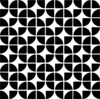 svart och vit vektor mönster