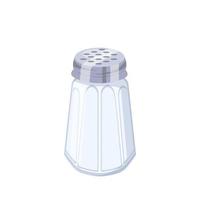 traditionell salt shaker tecknad serie vektor illustration