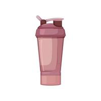 sport protein shaker cartoon vektorillustration vektor