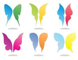 fjärilar för design. en vektor illustration