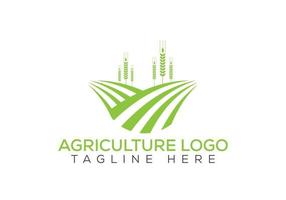 Logo-Design für die Landwirtschaft. landwirtschaftszeichen, landwirtschaftliche logotyp-vektorvorlage vektor