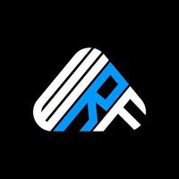 WRF Letter Logo kreatives Design mit Vektorgrafik, WRF einfaches und modernes Logo. vektor