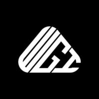 wgi brev logotyp kreativ design med vektor grafisk, wgi enkel och modern logotyp.