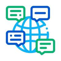 Online-Chat-Symbol, Vektorgrafik vektor