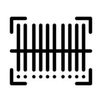 Barcode Posttransportunternehmen Symbol Vektor Illustration