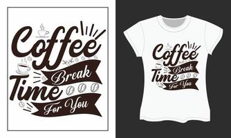 kaffe svg skära filer design. kaffe svg t-shirt design. kaffe t-shirt design. vektor